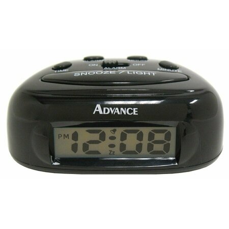 GENEVA/ADVANCE CLOCK CO LCD Battery Operated Alarm Clock 6016AT